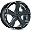 OZ ASPEN 9x21 5x108 ET45 matt black diamond cut