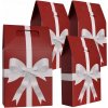 Kartónová taška krabička ozdobná Vianočné balenie darčeky 4x Kartónová taška krabička ozdobná Vianočné balenie darčeky 4x