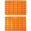 Collory Silikónová forma na pamlsky Kosti 7 cm - oranžová Collory Silikónová forma na pamlsky Kosti 7 cm - oranžová