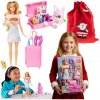 Barbie Malibu cestovný set + Mikulášske vrecúško ako darček pre dievča Barbie Malibu cestovný set + Mikulášske vrecúško ako darček pre dievča
