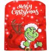 Verk 26266 Vianočný poťah na stoličku Grinch, červený Verk 26266 Vianočný poťah na stoličku Grinch, červený