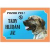 Dafiko Tabulka Tady hlídám! Brazilská fila 1ks