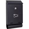 Poštová schránka s priehradkou na noviny Gockowiak čierna Poštová schránka s priehradkou na noviny Gockowiak čierna