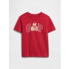 GAP Baby tričko s logom CashSoft Červená 2YRS GAP Baby tričko s logom CashSoft Červená 2YRS