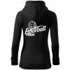 Florbal team - Mikina dámska trendy zipper s kapucňou - 2XL ( Čierna ) Florbal team - Mikina dámska trendy zipper s kapucňou - 2XL ( Čierna )