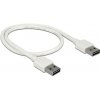 Delock 85192 USB 2.0 USB-A zástrčka USB-A zástrčka 0,5m bílý