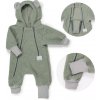 ESITO Rastúca zimná kombinéza Teddy fleece double Olive Veľ. 80 - 86 ESITO Rastúca zimná kombinéza Teddy fleece double Olive Veľ. 80 - 86