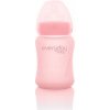 Everyday Baby fľaša sklo chránená pred rozbitím rose pink 150 ml