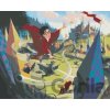 Zuty Metlobal (Harry potter) 40 x 50 cm vypnuté plátno na rám 8596530133414 Zuty Metlobal (Harry potter) 40 x 50 cm vypnuté plátno na rám 8596530133414