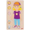 Goki Drevené puzzle ľudské telo - dievča Goki Drevené puzzle ľudské telo - dievča