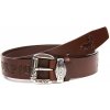 Kožený moderný opasok v hnedom prevedení. Kožený moderný opasok v hnedom prevedení.
