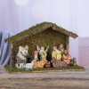 Haushalt international Drevený betlehem s porcelánovými figurkami Haushalt international Drevený betlehem s porcelánovými figurkami