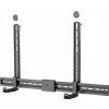 Nástenný držiak soundbaru na TV univerzálny VESA 800x400 mm do 15 kg, čierny Nástenný držiak soundbaru na TV univerzálny VESA 800x400 mm do 15 kg, čierny