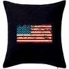 Americká vlajka stará - Vankúš 50x50 - 50x50 - Vrátane výplne ( Čierna ) Americká vlajka stará - Vankúš 50x50 - 50x50 - Vrátane výplne ( Čierna )