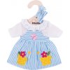 Bigjigs Toys Modré pruhované šaty pre bábiku 28 cm Bigjigs Toys Modré pruhované šaty pre bábiku 28 cm