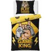 BedTex · Bavlnené posteľné obliečky Game King - 100% bavlna Renforcé - 70x90 cm + 140x200 cm BedTex · Bavlnené posteľné obliečky Game King - 100% bavlna Renforcé - 70x90 cm + 140x200 cm