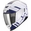 SCORPION EXO-520 EVO AIR BANSHEE S Matt White-Blue-Purple SCORPION EXO-520 EVO AIR BANSHEE S Matt White-Blue-Purple