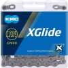 Kmc X-glide Cues X sivý 9-11SP. 126ČL.BOX reťaz Kmc X-glide Cues X sivý 9-11SP. 126ČL.BOX reťaz