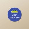 Samolepky s menom na predmety - 3ks, Kruh 2,3 × 2,3 cm, Zelené auto, Modrá Samolepky s menom na predmety - 3ks, Kruh 2,3 × 2,3 cm, Zelené auto, Modrá