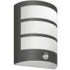 Philips 8719514417656 LED vonkajšie nástenné svietidlo s pohybovým čidlom Python 1x6W | 500lm | 4000K | IP44 - antracit Philips 8719514417656 LED vonkajšie nástenné svietidlo s pohybovým čidlom Python 1x6W | 500lm | 4000K | IP44 - antracit