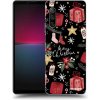 Picasee silikónový čierny obal pre Sony Xperia 10 IV 5G - Christmas Picasee silikónový čierny obal pre Sony Xperia 10 IV 5G - Christmas