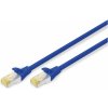 Digitus DK-1644-A-100/B CAT 6A S-FTP patch, Cu, LSZH AWG 26/7, 10m, modrý