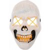 Verk Desivá svietiaca maska lebka bieložltá