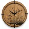 SENTOP Drevené hodiny na stenu lúčna tráva | Dub 4720 HDF0587-OAK analógové SENTOP Drevené hodiny na stenu lúčna tráva | Dub 4720 HDF0587-OAK analógové