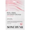 Some By Mi Real Snail Skin Barrier Care Mask Súprava exfoliačných a hydratačných pleťových masiek 20 x 20 g