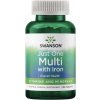 Swanson Just One Multi so železom, Multivitamín, 130 tabliet Swanson Just One Multi so železom, Multivitamín, 130 tabliet