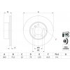 BOSCH Brzdový kotúč 0986479A18 BOSCH Brzdový kotúč 0986479A18