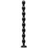 Ouch! Ass Snake Beaded Dildo Black 50cm