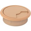 Walteco Káblová prechodka, priemer 60mm, plast, buk Množstvo: 10 ks , 90482BP2 Walteco Káblová prechodka, priemer 60mm, plast, buk Množstvo: 10 ks , 90482BP2