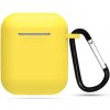 Ochranné pouzdro na Apple Airpods 1,2 silikónové hladké Farva: Žltá Ochranné pouzdro na Apple Airpods 1,2 silikónové hladké Farva: Žltá