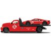 Maisto Flatbed 2022 Ford GT Heritage Edition červený s číslom 16 1:64 Maisto Flatbed 2022 Ford GT Heritage Edition červený s číslom 16 1:64