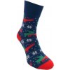 Dospelé ponožky Vianočná láska - 39-42 / tmavomodrá Dospelé ponožky Vianočná láska - 39-42 / tmavomodrá