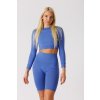 GoldBee Knee dámske kraťasky modrá