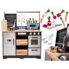 Kik KX6286 drevená kuchynka s príslušenstvom 96cm hnedá Kik KX6286 drevená kuchynka s príslušenstvom 96cm hnedá