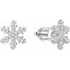 Beneto Strieborné náušnice Vločka AGUP1596S Beneto Strieborné náušnice Vločka AGUP1596S