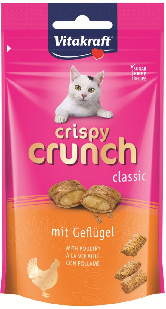 VITAKRAFT Crispy Crunch pre mačky hydina 60 g