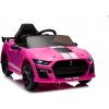 Megacar Ford Mustang GT500 Shelby elektrické autíčko ružová
