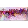 Foto obraz akrylové sklo Farebná Varšava 100x50 cm Foto obraz akrylové sklo Farebná Varšava 100x50 cm