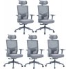 5PACK Ergonomická kancelárska stolička VICTORY ERGO sivá (5 ks) 5PACK Ergonomická kancelárska stolička VICTORY ERGO sivá (5 ks)