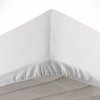 Biela napínacia plachta z mikrovlákna 140x190 cm Oscar – douceur d'intérieur Biela napínacia plachta z mikrovlákna 140x190 cm Oscar – douceur d'intérieur
