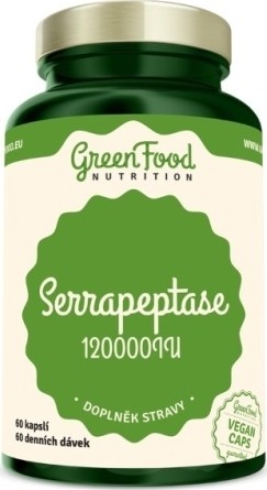 GreenFood Serrapeptase 120000IU 60 kapsúl