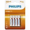 Philips LongLife AAA 4ks R03L4B/10 Philips LongLife AAA 4ks R03L4B/10