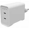 Power Adapter GaN USB-C Dual 70W White Power Adapter GaN USB-C Dual 70W White