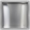 Nástenná polica do niky Balneo Wall-Box No Rim 30x30x10 cm, strieborná Nástenná polica do niky Balneo Wall-Box No Rim 30x30x10 cm, strieborná