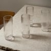 ferm LIVING Pohár na long drink RIPPLE číra 4 x 300 ml