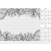 Podložka na stôl A3 410x297 mm vyfarbiteľná PANTA PLAST kvety Podložka na stôl A3 410x297 mm vyfarbiteľná PANTA PLAST kvety